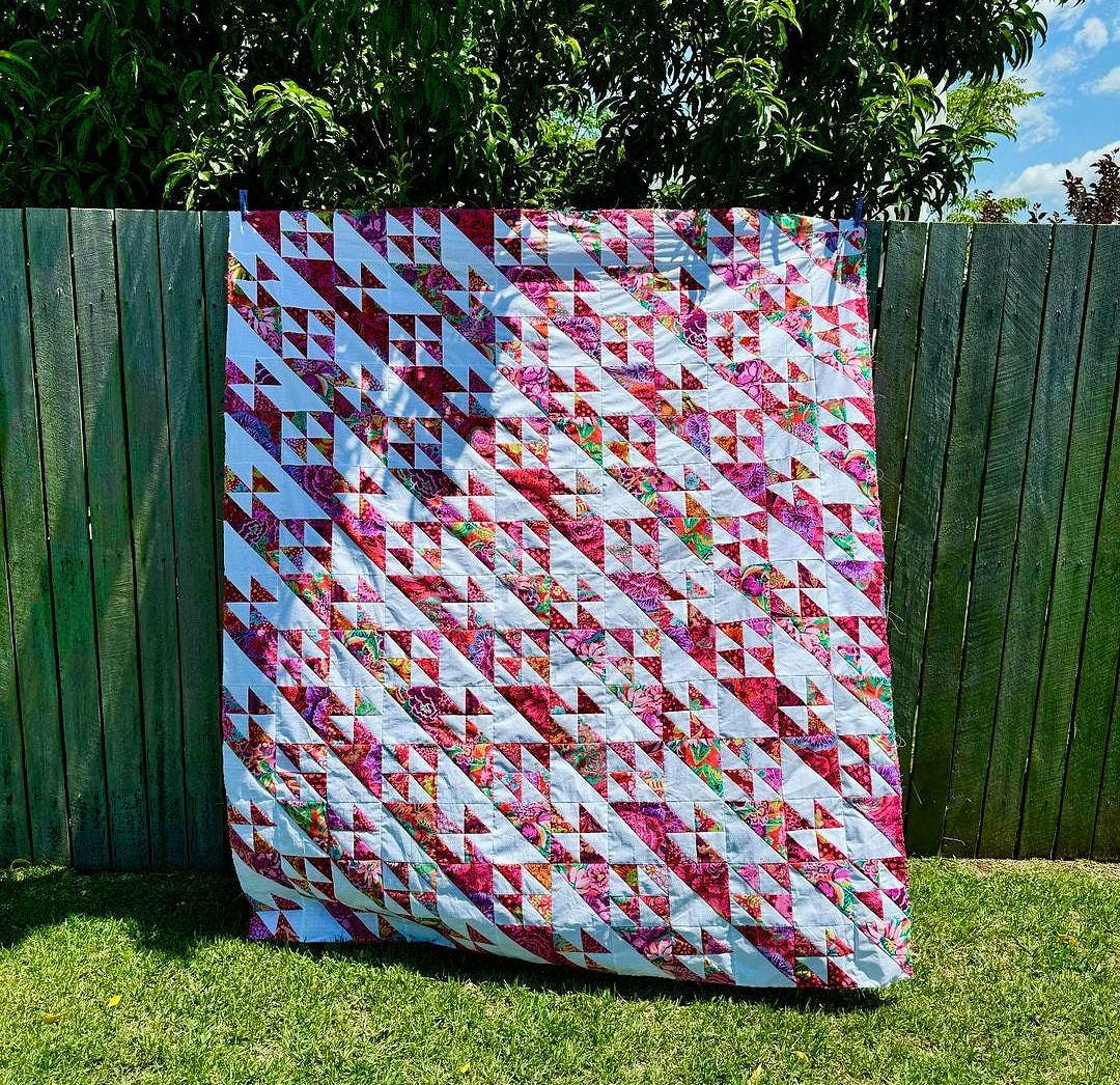 As Day Follows Night Scrap Quilt Pattern PDF Digital Download