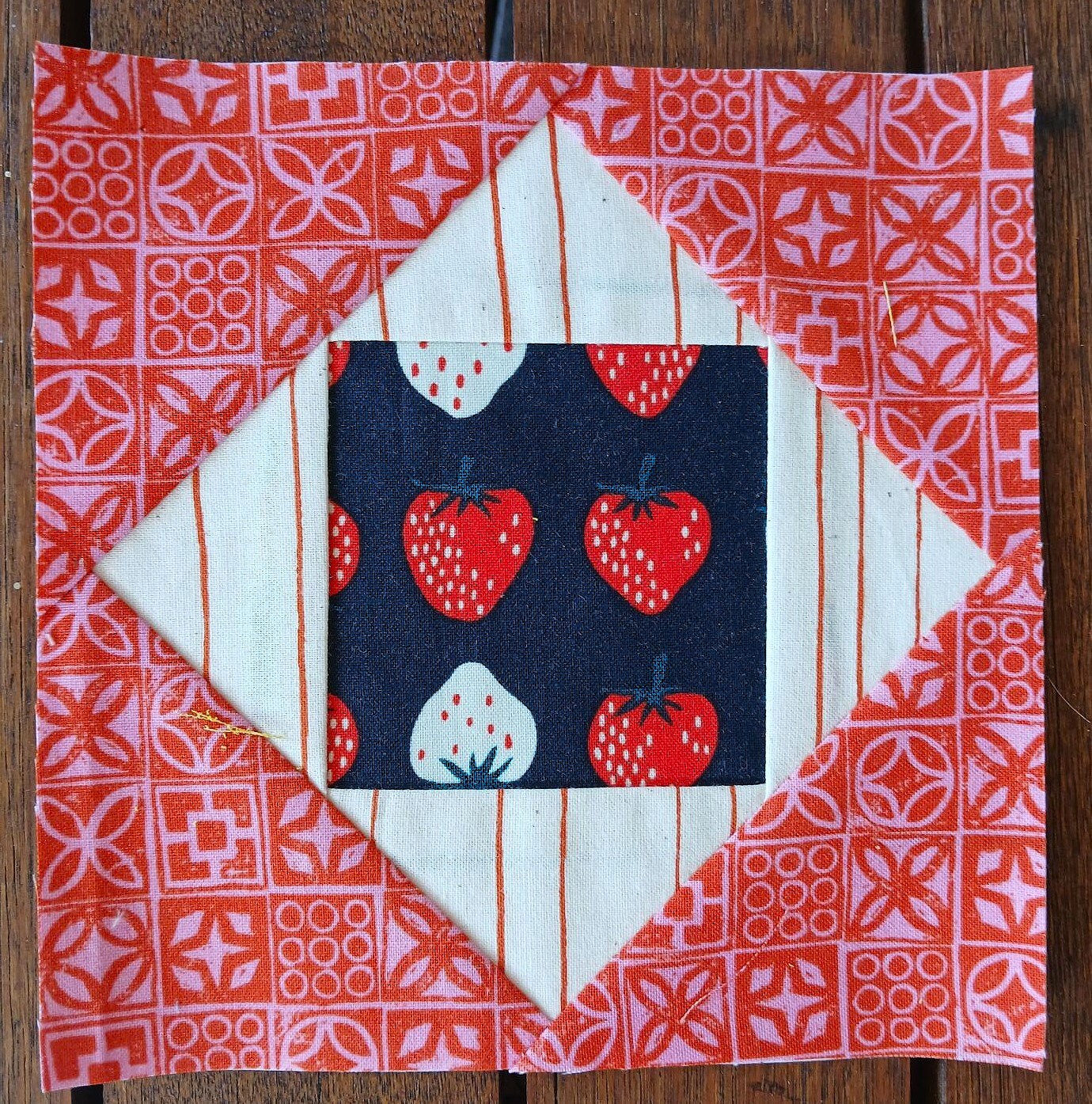 Economy Block FPP Foundation Paper Piecing quilt block pattern Digital Download