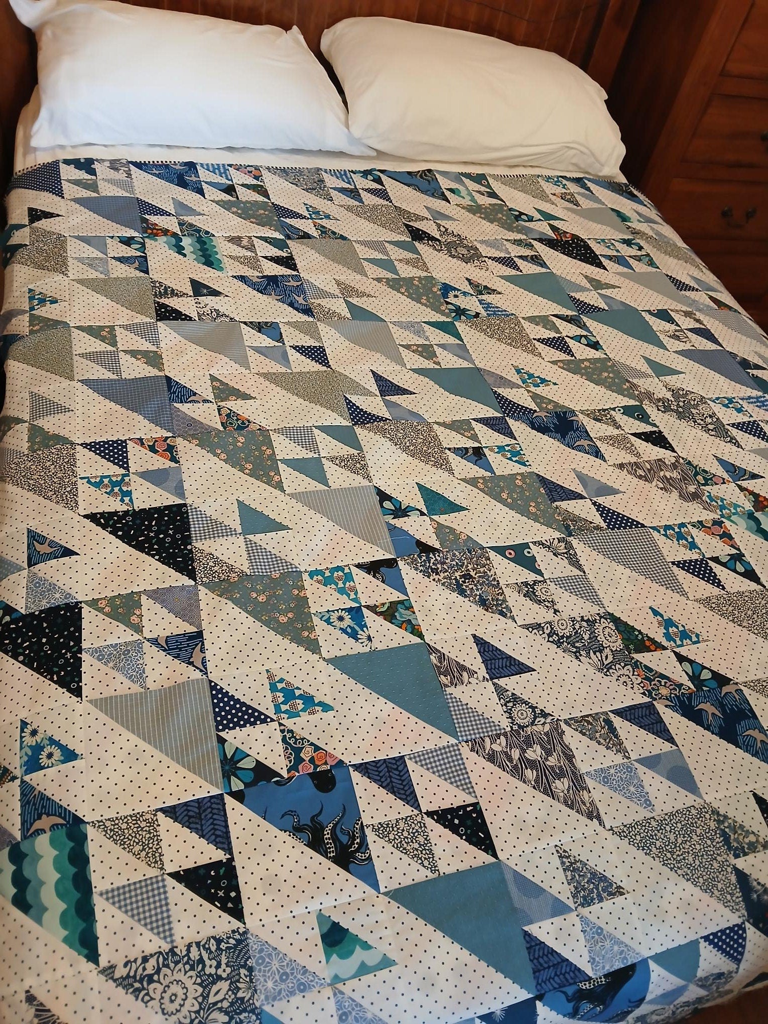 As Day Follows Night Scrap Quilt Pattern PDF Digital Download