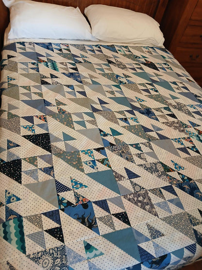As Day Follows Night Scrap Quilt Pattern PDF Digital Download