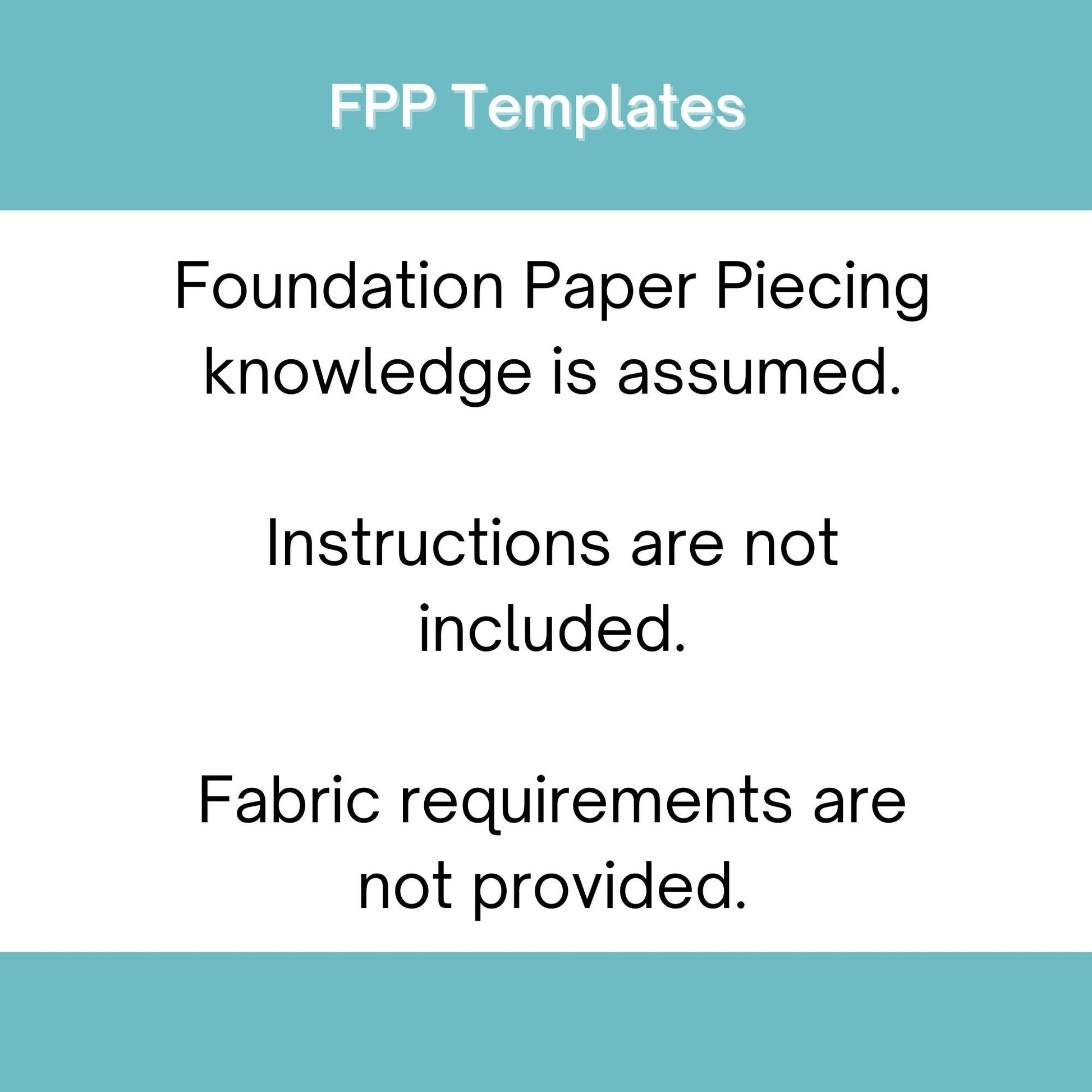 Christmas Ornaments FPP pattern Foundation Paper Piecing quilt block pattern PDF