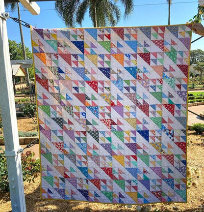 As Day Follows Night Scrap Quilt Pattern PDF Digital Download