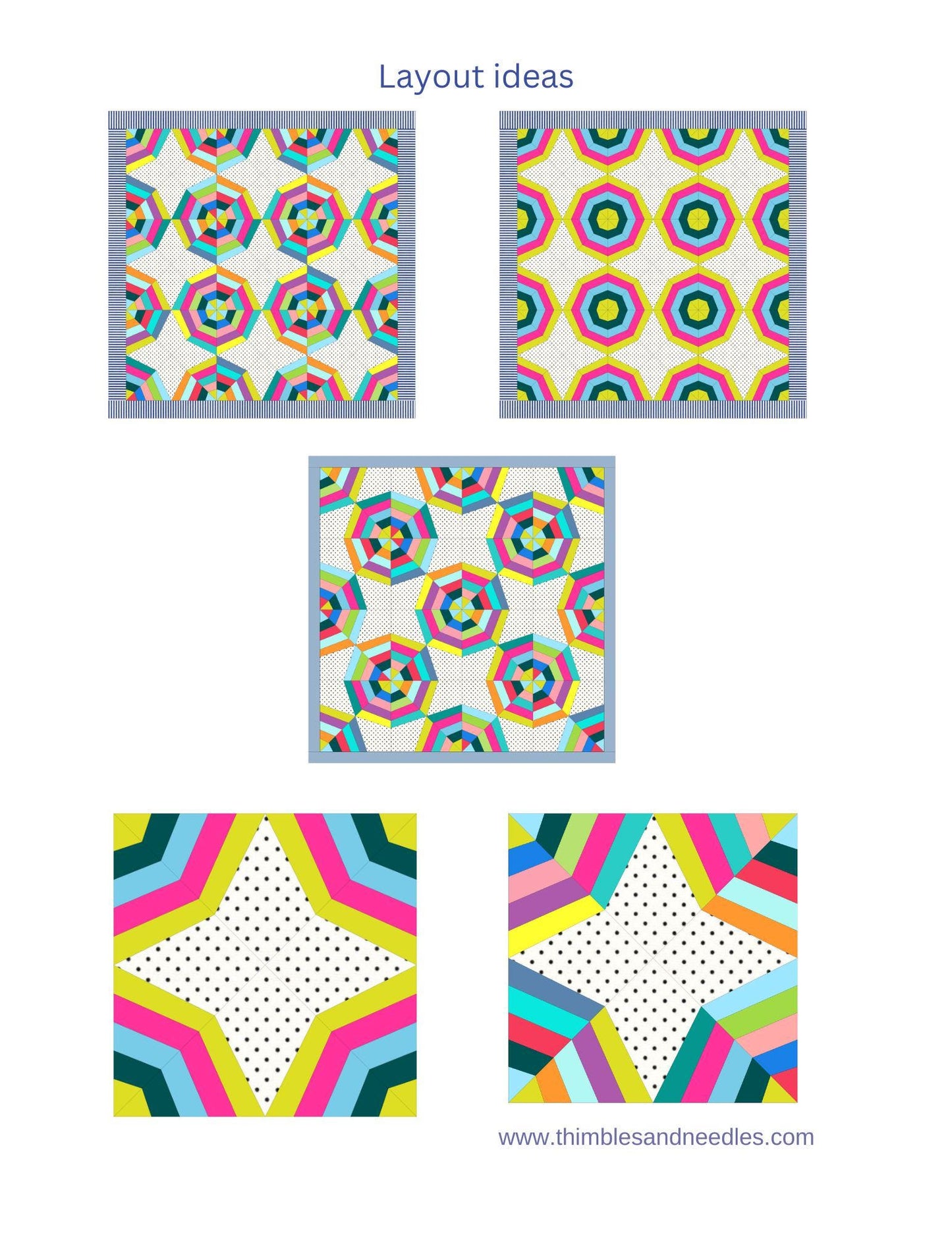 Spider Web FPP Foundation Paper Piecing quilt block pattern Digital Download