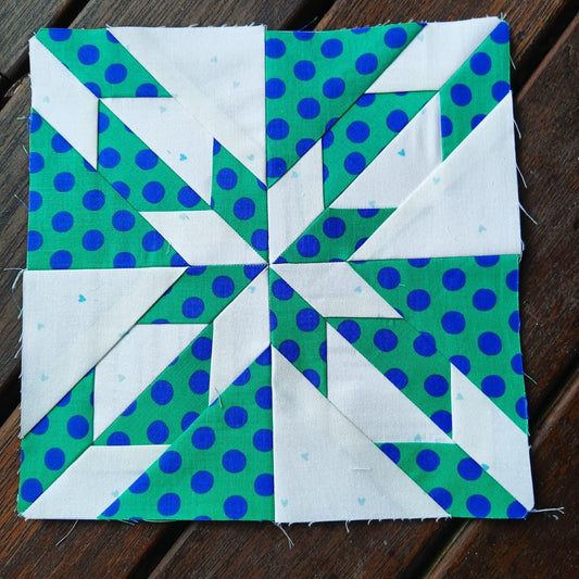 Hunter's Star FPP Foundation Paper Piecing quilt block pattern Digital Download
