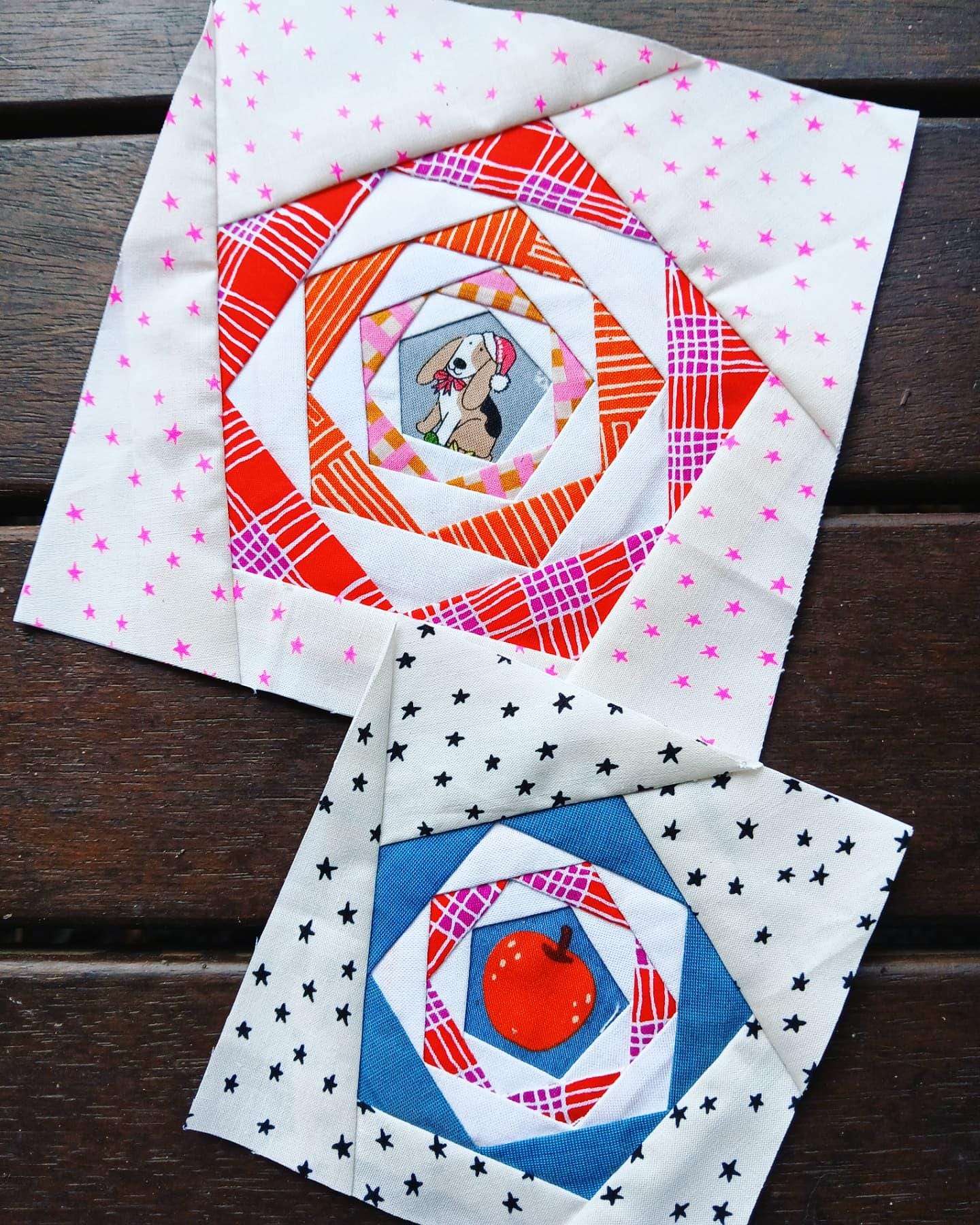 Pentagon Twist FPP Foundation Paper Piecing quilt block pattern Digital Download