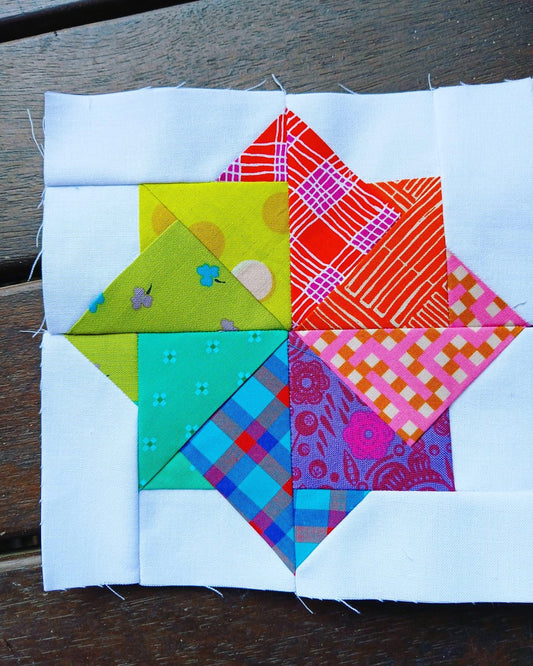 8 Card Trick FPP Foundation Paper Piecing quilt block pattern Digital Download