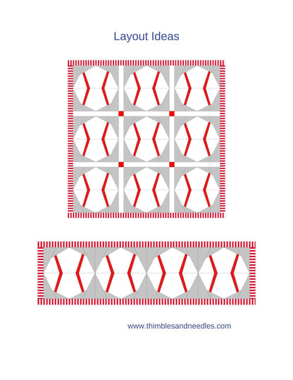 Baseball FPP Foundation Paper Piecing quilt block pattern Digital Download
