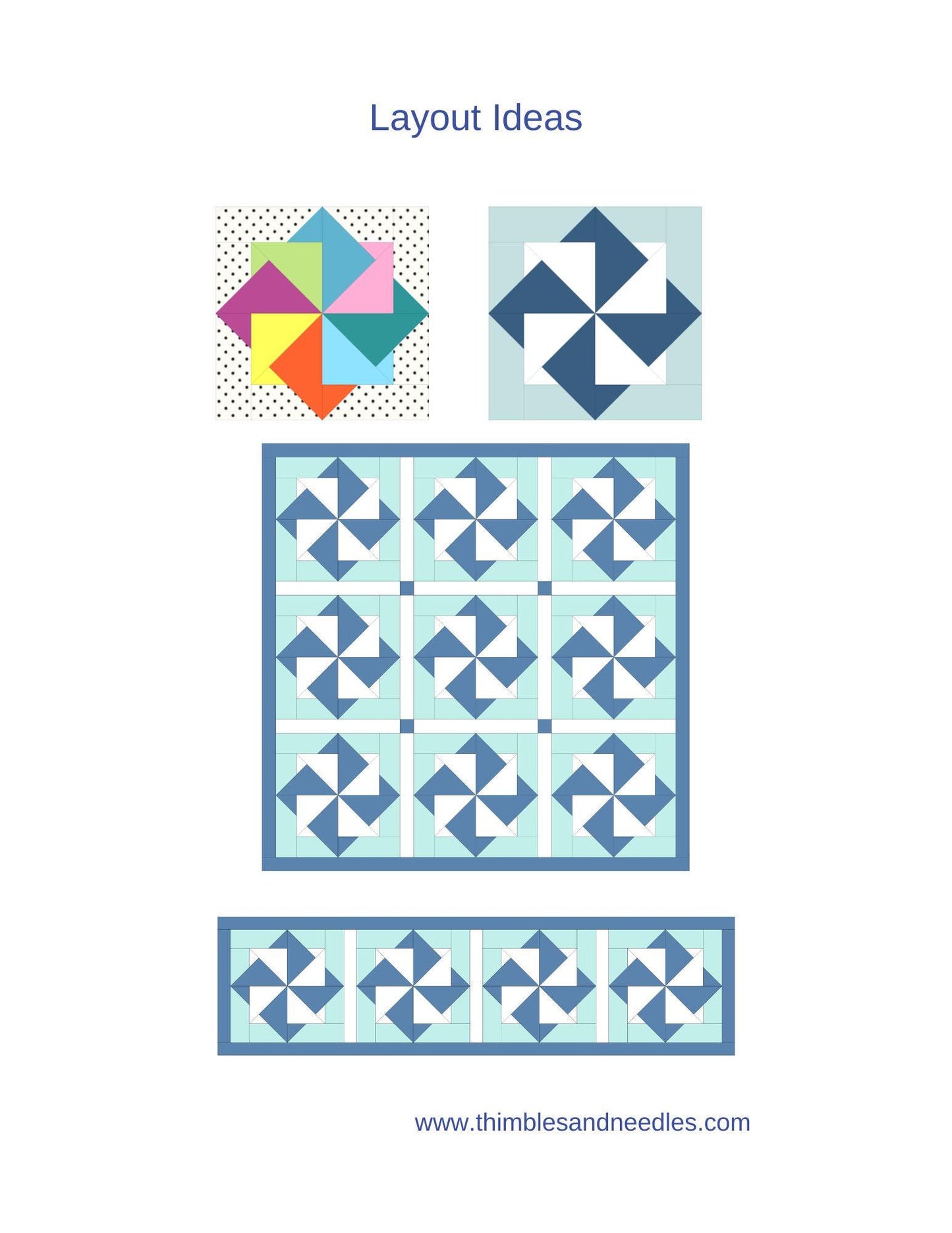 8 Card Trick FPP Foundation Paper Piecing quilt block pattern Digital Download