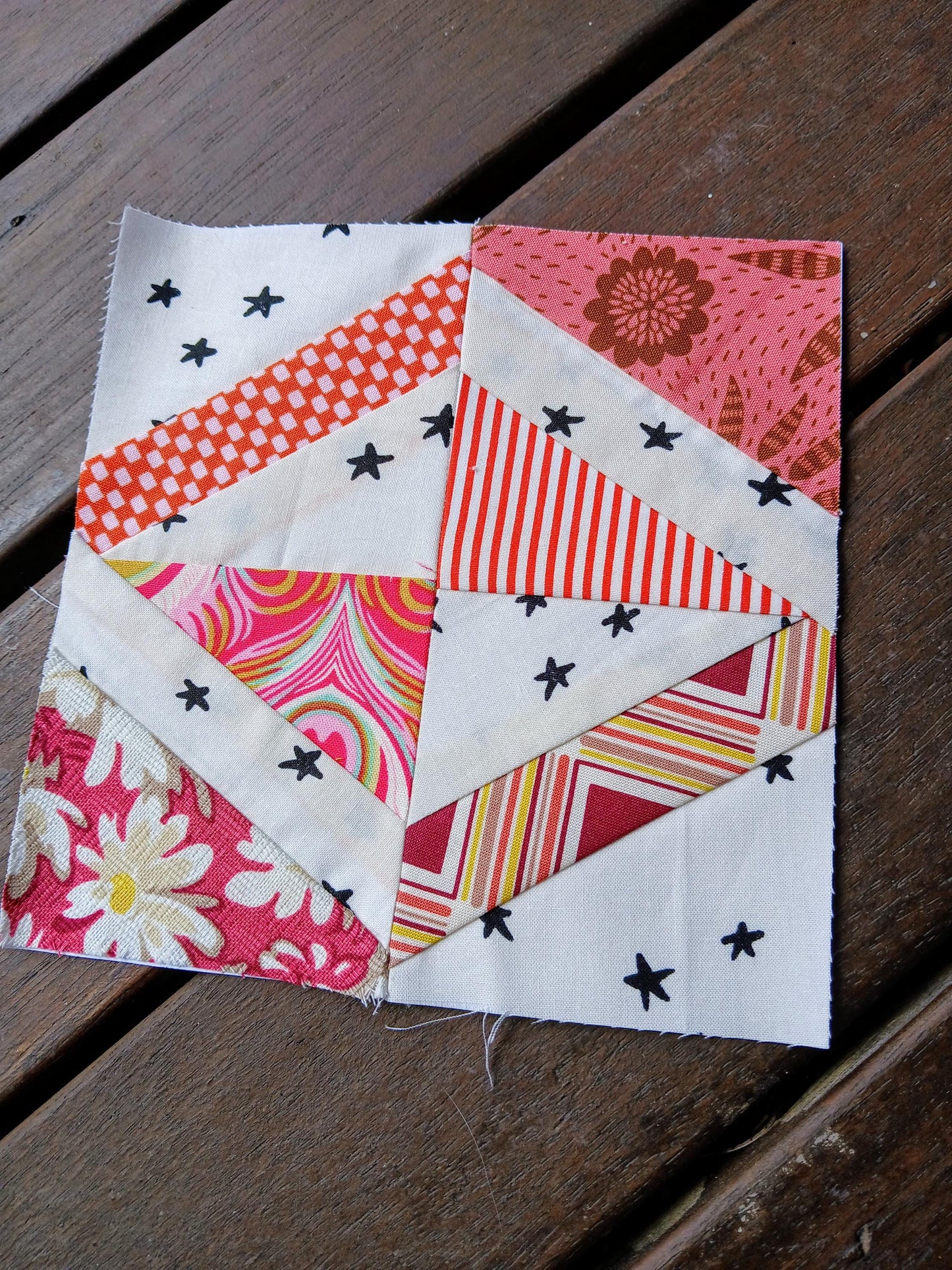 Left and Right FPP Foundation Paper Piecing quilt block pattern Digital Download