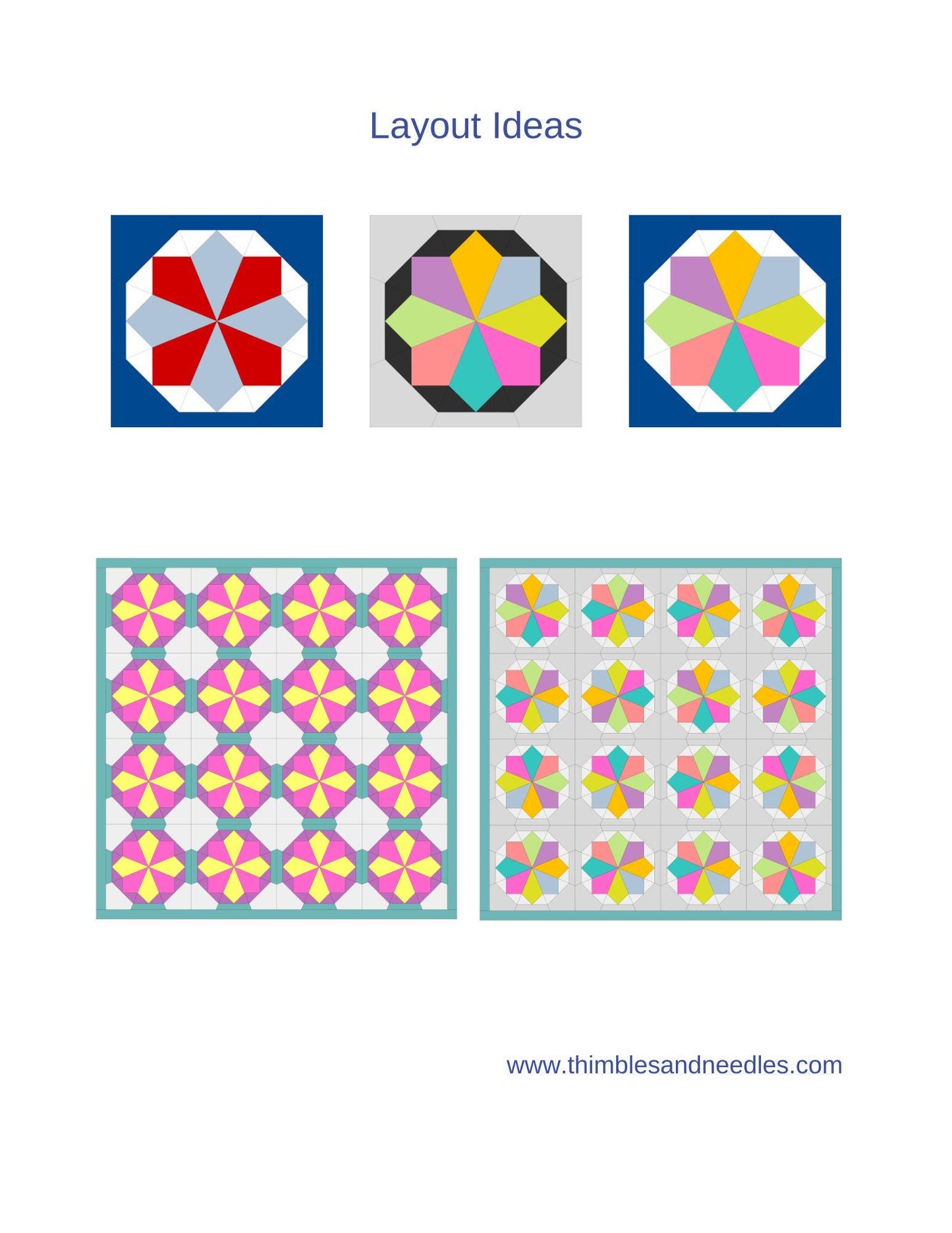 Dresden FPP Foundation Paper Piecing quilt block pattern Digital Download