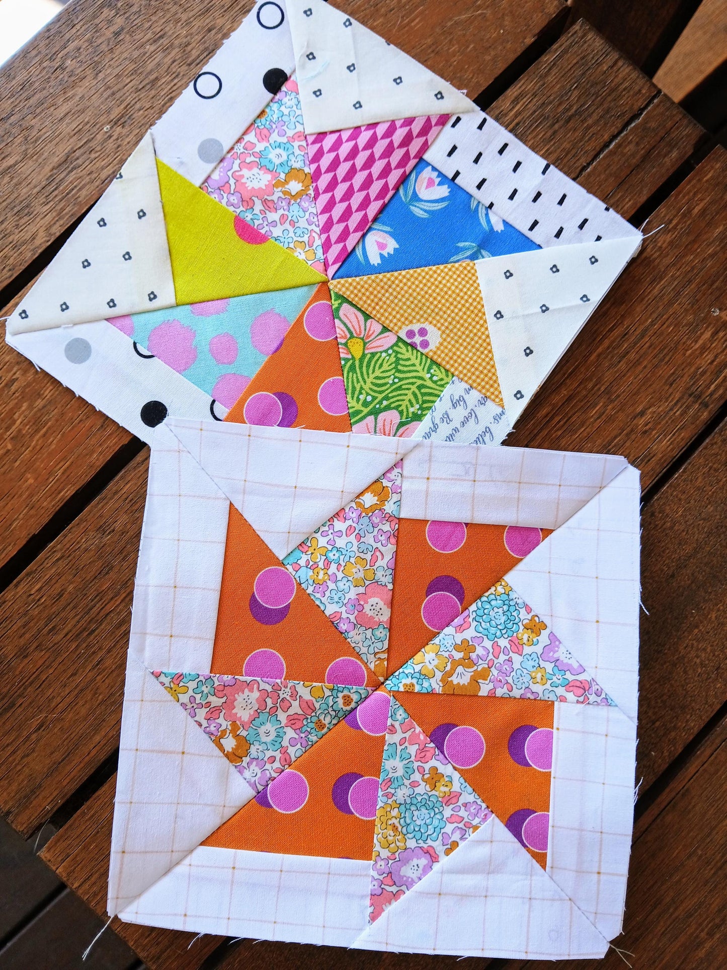Pinwheel Block 1 FPP Foundation Paper Piecing quilt block pattern Digital Download