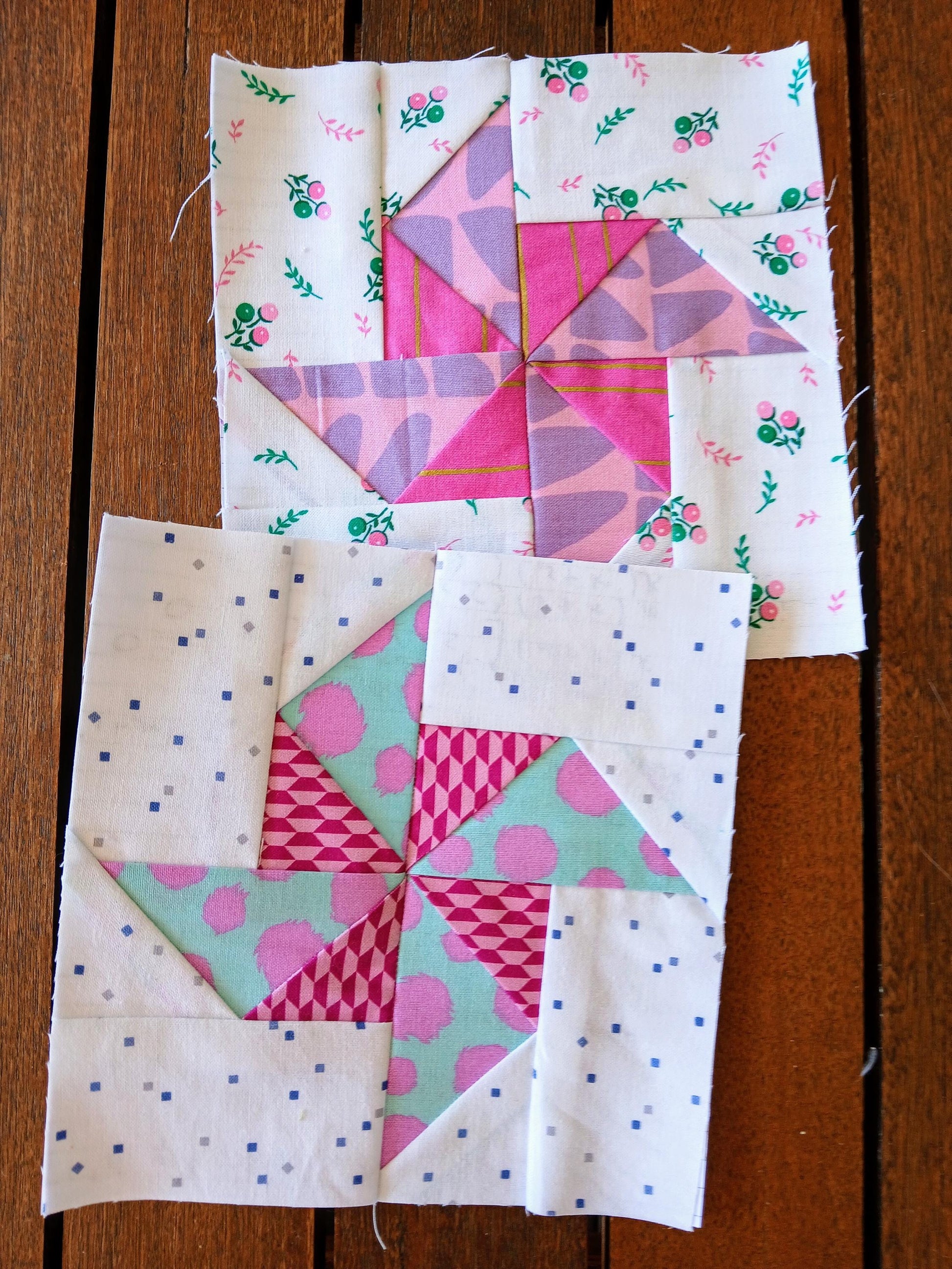 Pinwheel Block 2 FPP Foundation Paper Piecing quilt block pattern Digital Download
