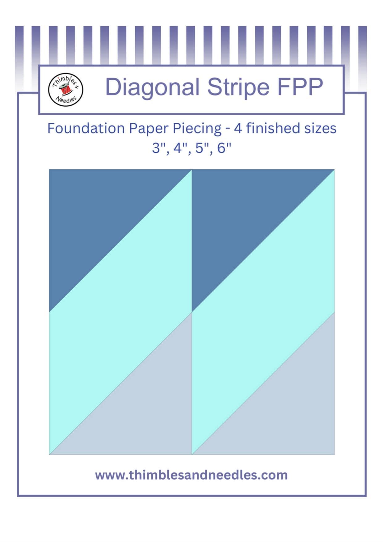 Quilt Border FPP template Bundle Foundation Paper Piecing quilt block pattern Digital Download