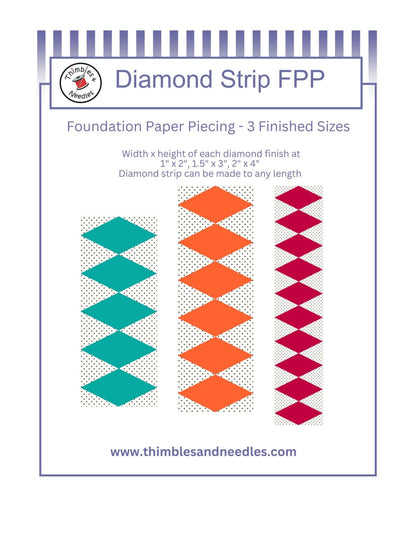 Quilt Border FPP template Bundle Foundation Paper Piecing quilt block pattern Digital Download
