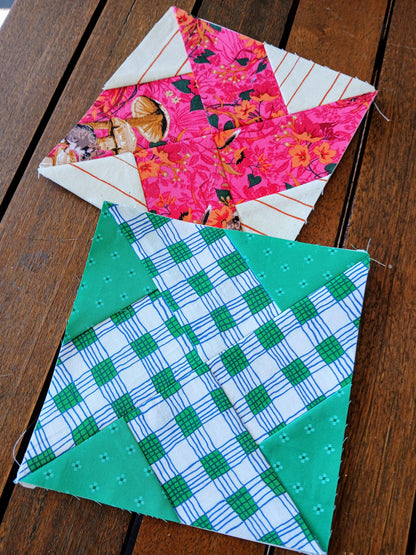 Whirlwind FPP Foundation Paper Piecing quilt block pattern Digital Download