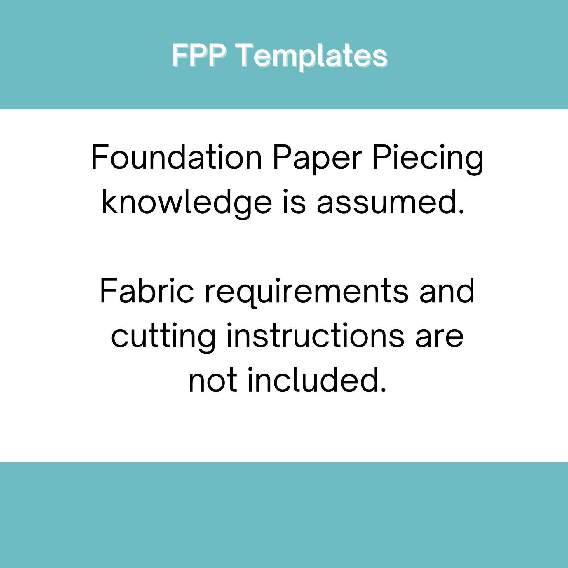 Whirlwind FPP Foundation Paper Piecing quilt block pattern Digital Download