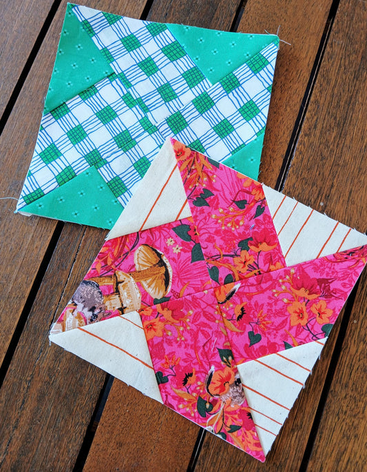Whirlwind FPP Foundation Paper Piecing quilt block pattern Digital Download