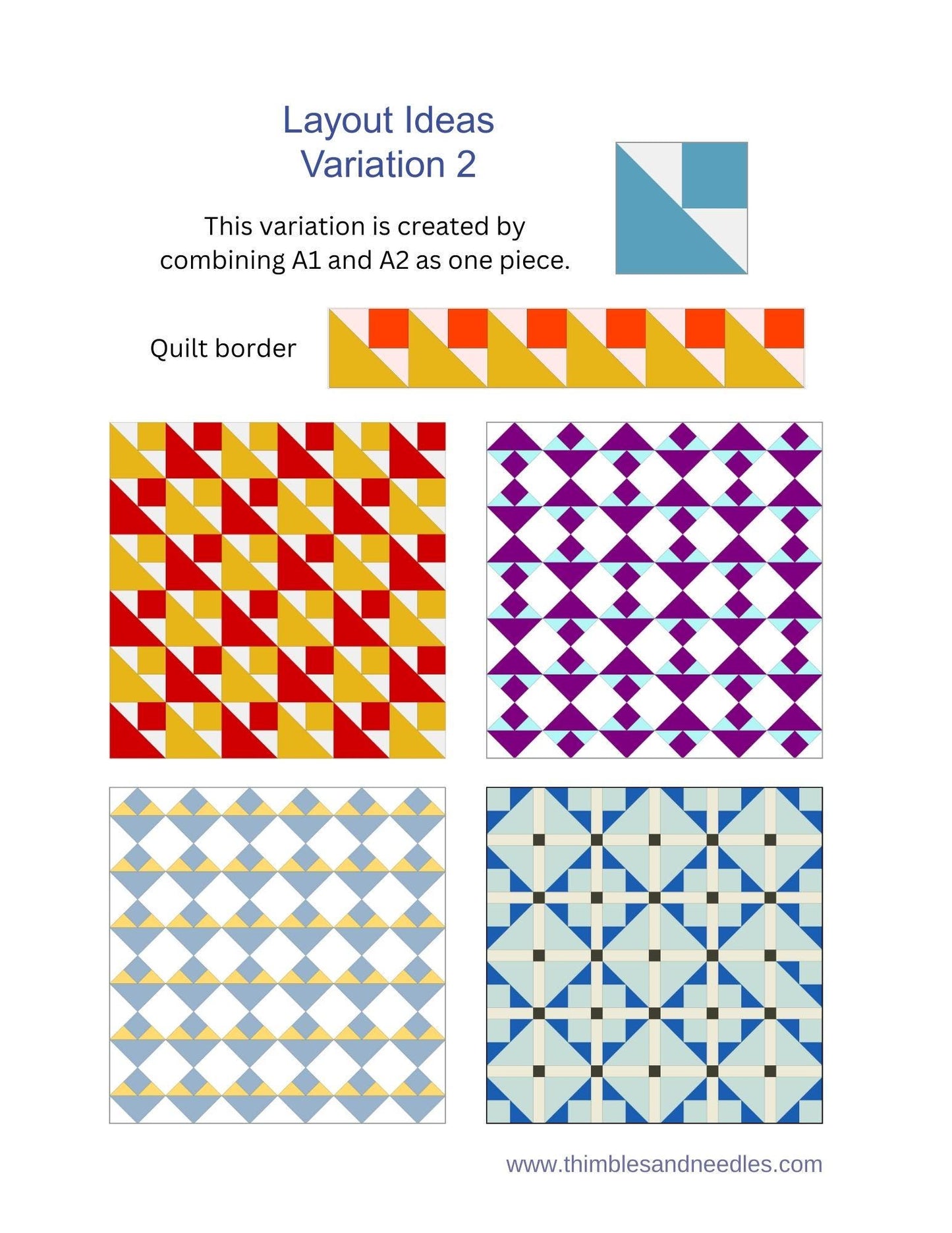 Cats Cradle FPP Foundation Paper Piecing quilt block pattern Digital Download