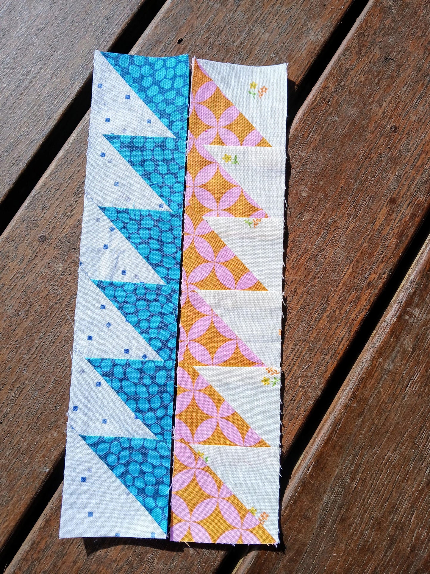 Half Square Triangle Quilt Border FPP Foundation Paper Piecing pattern Digital Download