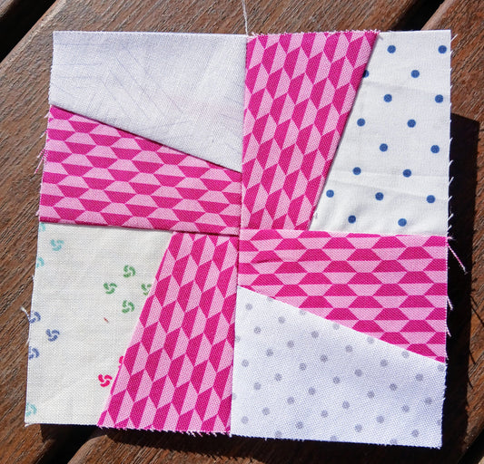 Propeller FPP Foundation Paper Piecing quilt block pattern Digital Download