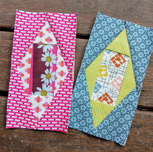 Rectangular Economy Block FPP Foundation Paper Piecing quilt pattern Digital Download