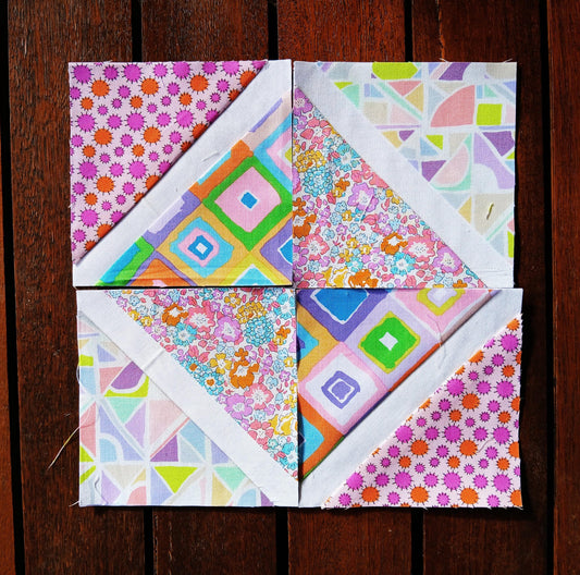 Lattice FPP Foundation Paper Piecing quilt block pattern Digital Download