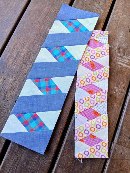 Ribbon Quilt Border FPP Foundation Paper Piecing pattern Digital Download