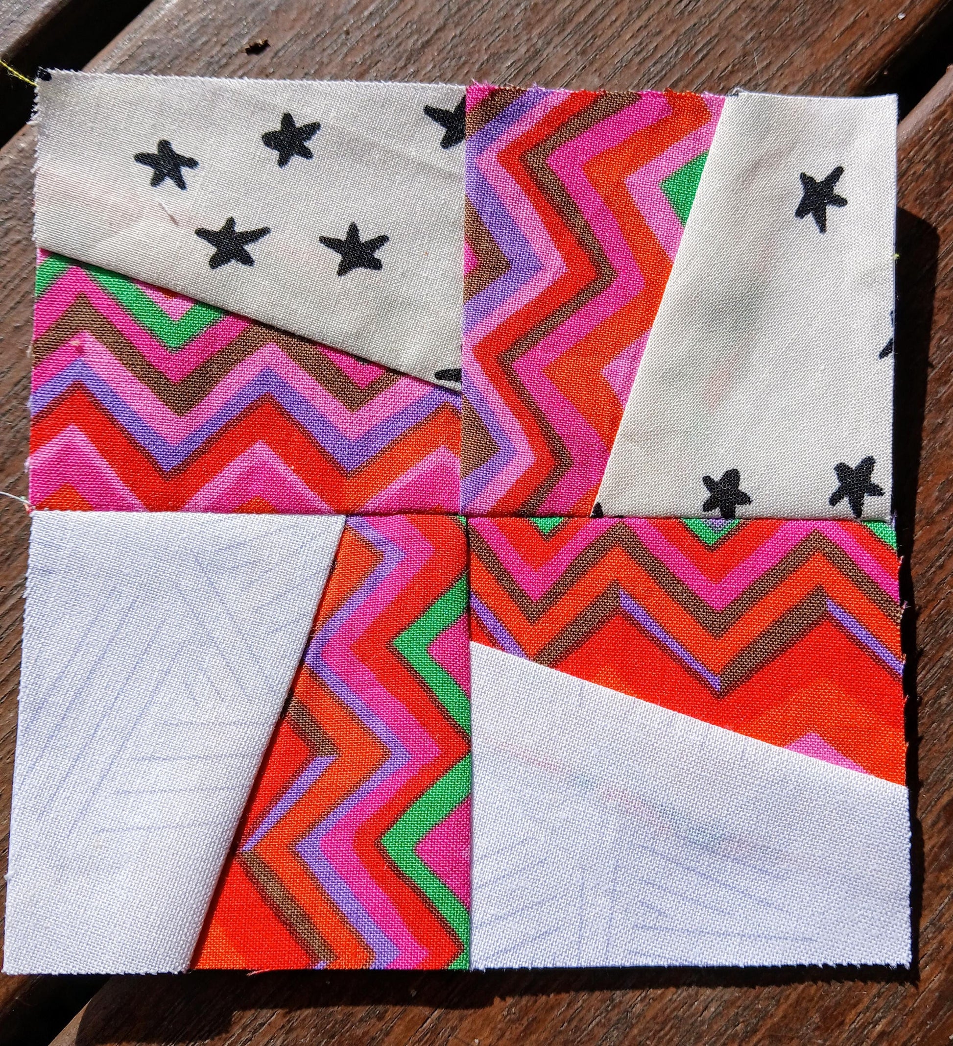 Propeller FPP Foundation Paper Piecing quilt block pattern Digital Download