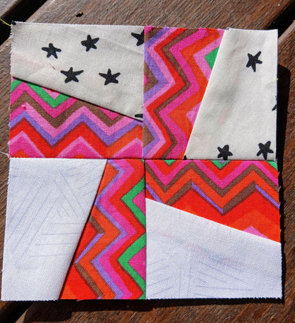 Propeller FPP Foundation Paper Piecing quilt block pattern Digital Download