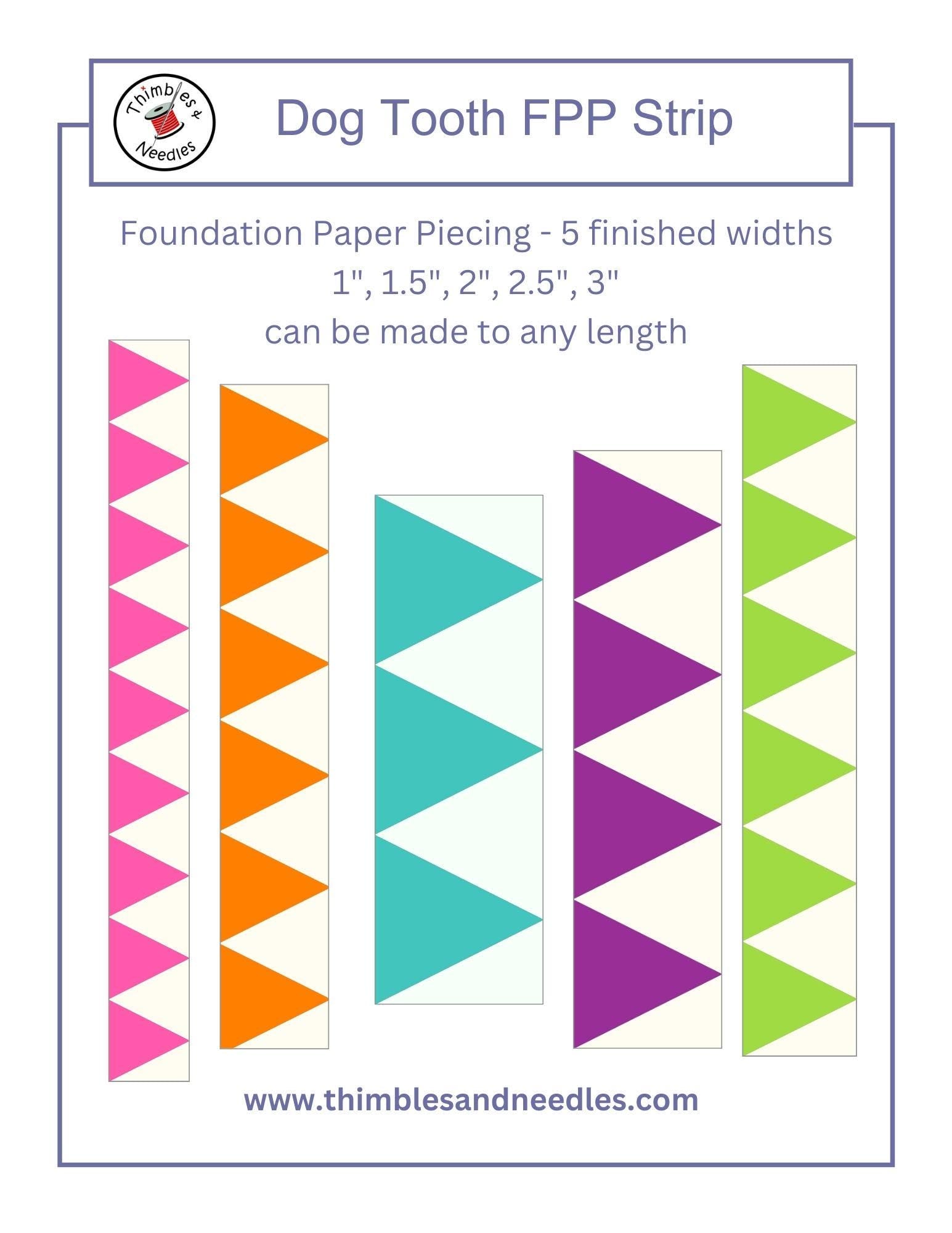 Quilt Border FPP template Bundle 2 Foundation Paper Piecing quilt block pattern Digital Download
