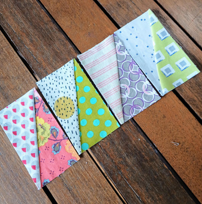 Half Rectangle Triangles FPP Foundation Paper Piecing quilt block pattern Digital Download