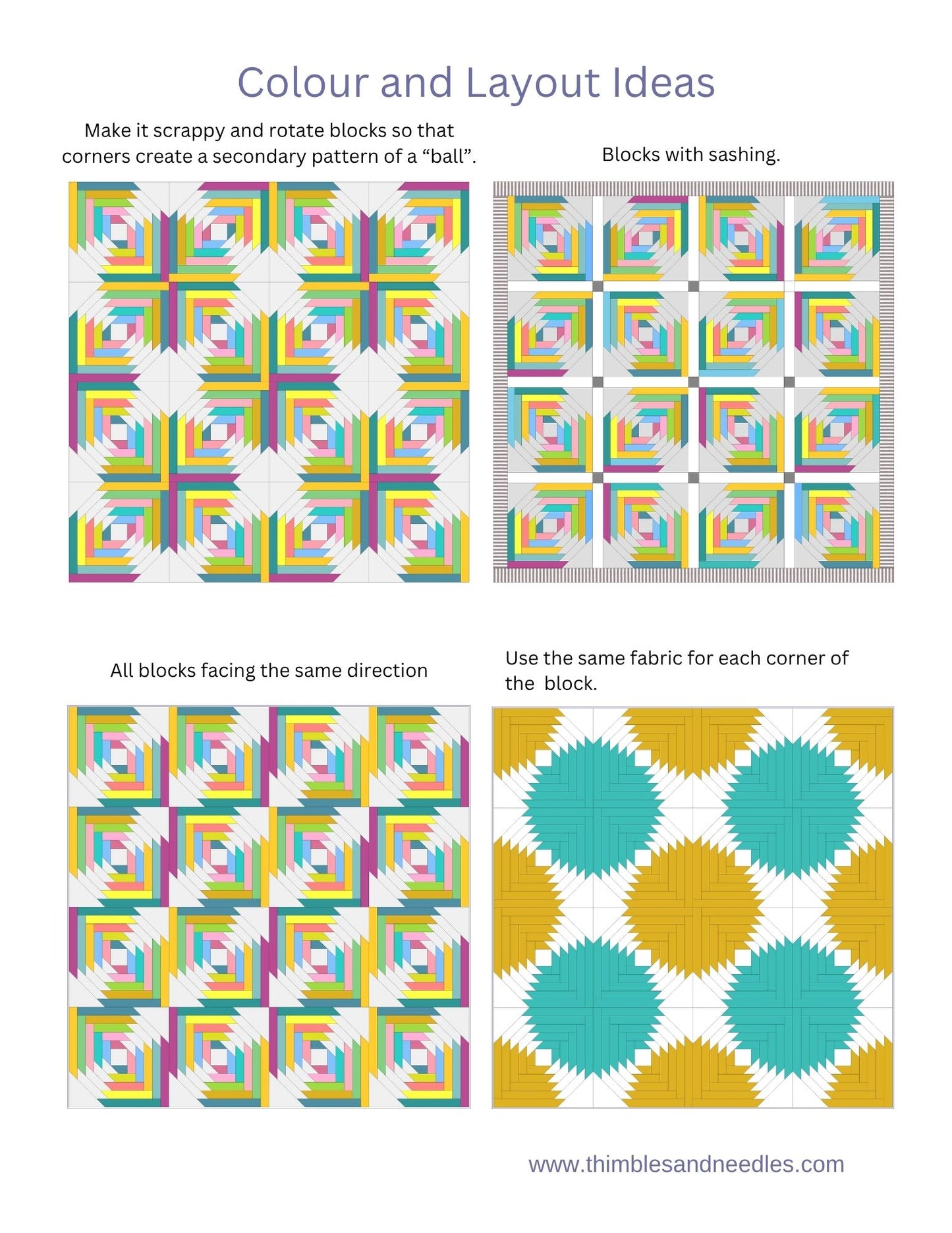 Half Pineapple Foundation Paper Piecing (FPP) Pattern