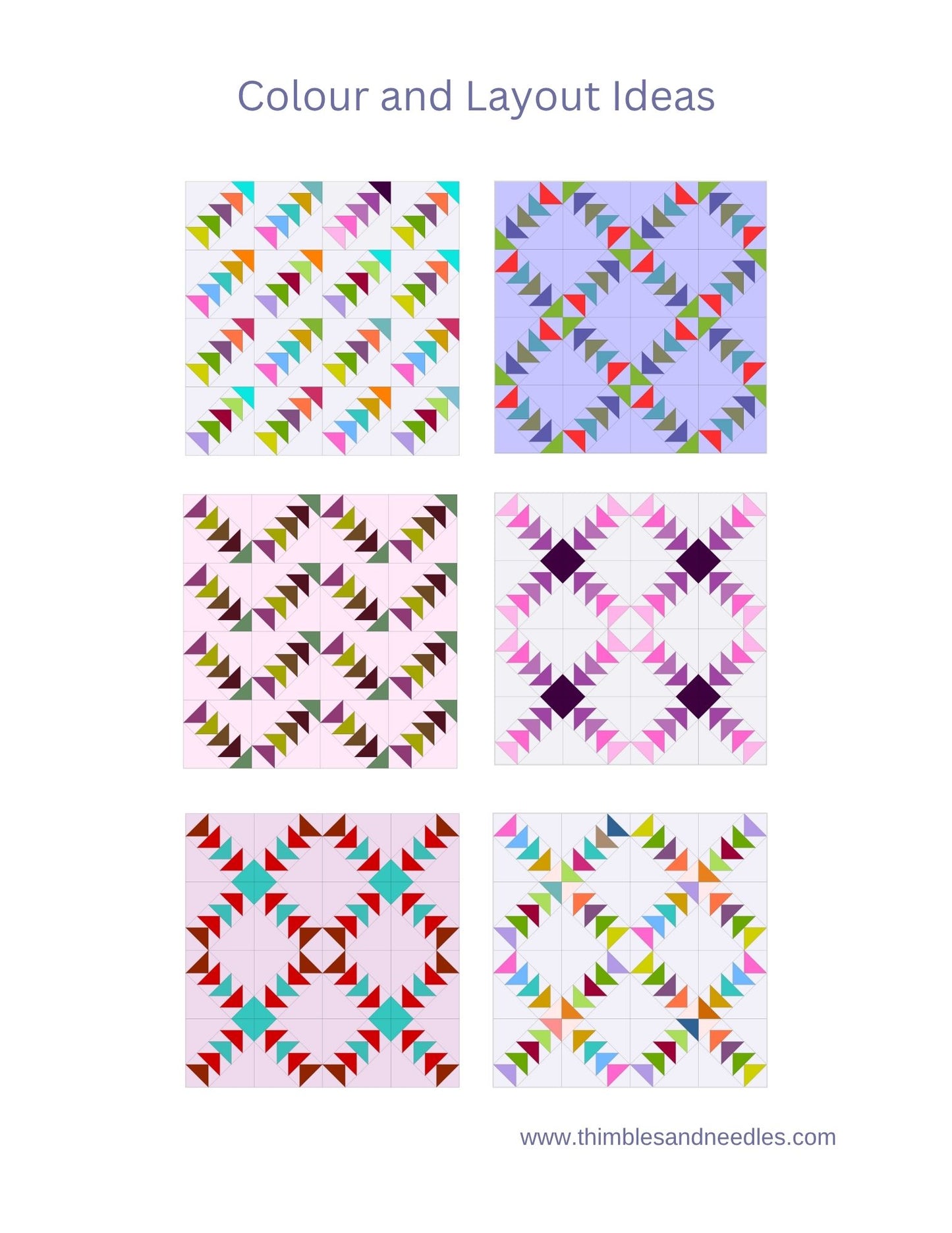 Wild Goose Chase Foundation Paper Piecing (FPP) Pattern