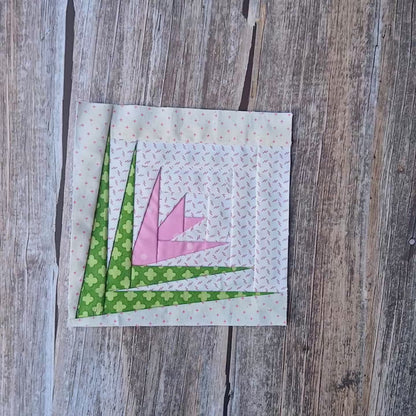 Bromeliad Foundation Paper Piecing (FPP) Pattern