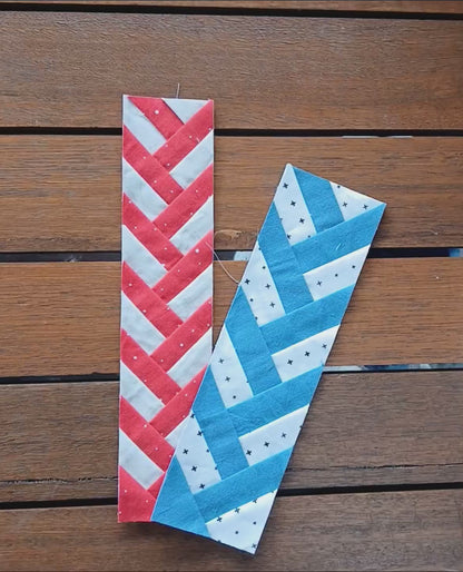 Double Braid Quilt Border Foundation Paper Piecing (FPP) Pattern