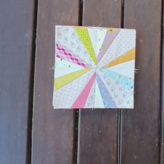 Endless Chain quilt foundation paper piecing pattern by Thimbles and Needles