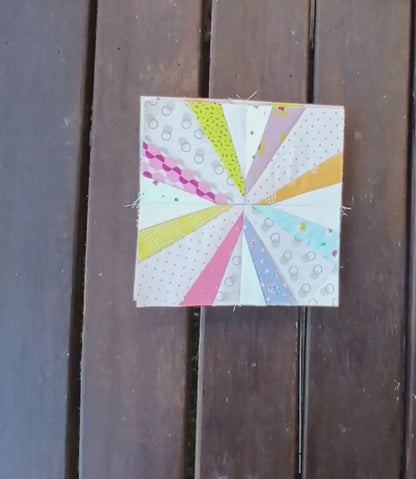Endless Chain quilt foundation paper piecing pattern by Thimbles and Needles