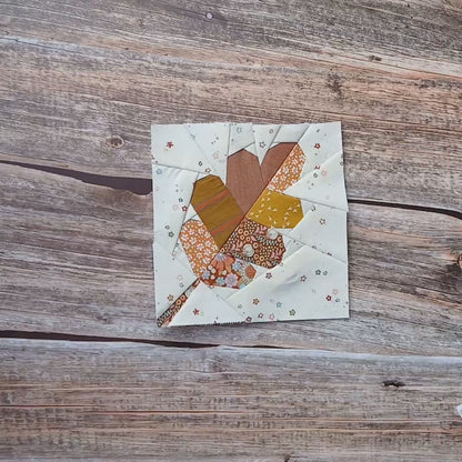 Oak Leaf Foundation Paper Piecing (FPP) Pattern