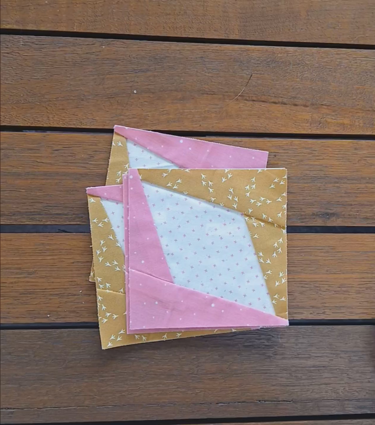 Diagonal Diamond quilt block foundation paper piecing pattern