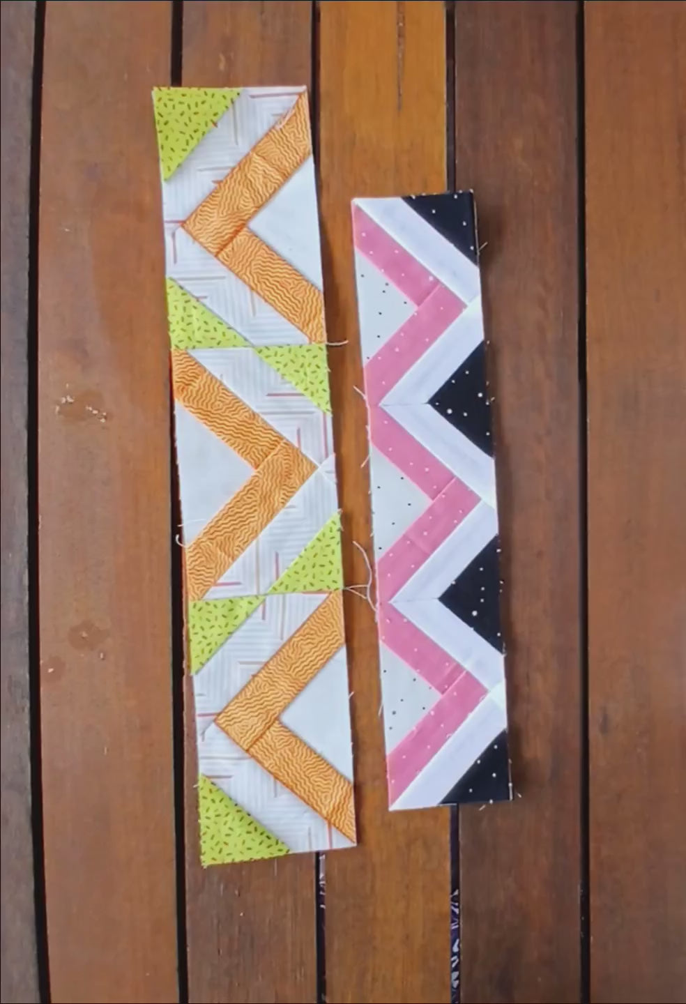 Flying Geese foundation paper piecing quilt border pattern