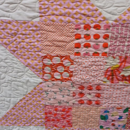 Sawtooth Star Baby Quilt Pattern PDF