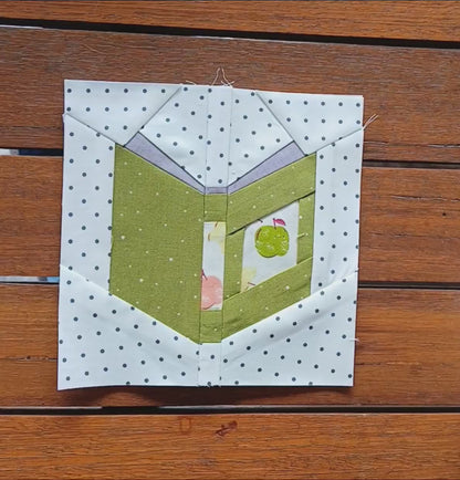 A Good Book Foundation Paper Piecing (FPP) Pattern