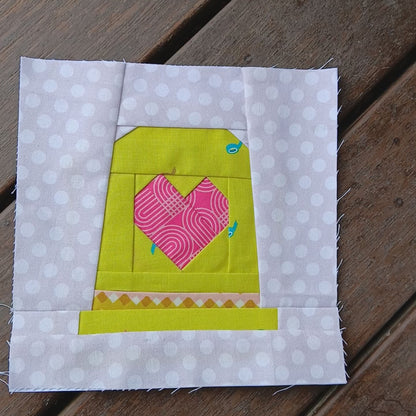 Thimble Heart Foundation Paper Piecing (FPP) Pattern