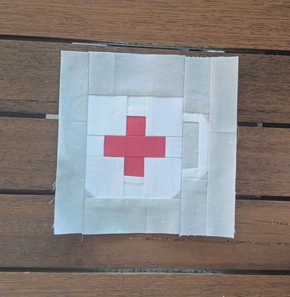 First Aid Mug Foundation Paper Piecing (FPP) Pattern