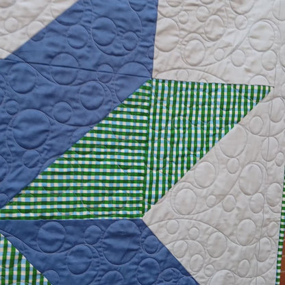 LeMoyne Star Baby Quilt Pattern PDF