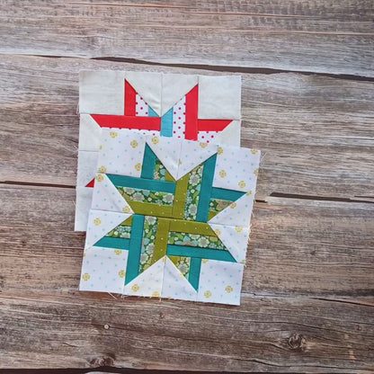 Woven Star Foundation Paper Piecing (FPP) Pattern