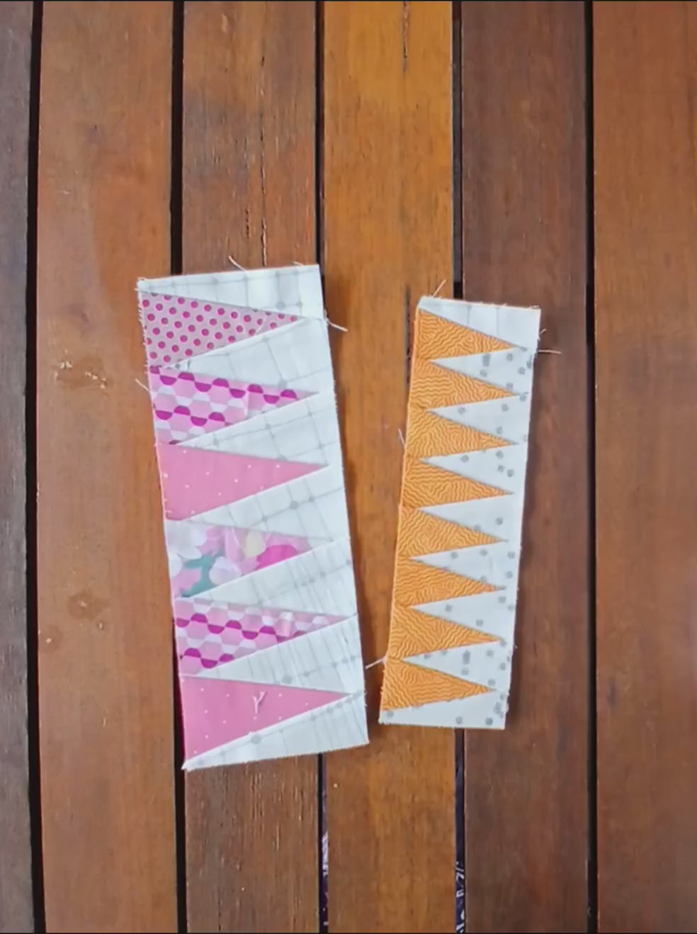 Dogtooth quilt border foundation paper piecing pattern
