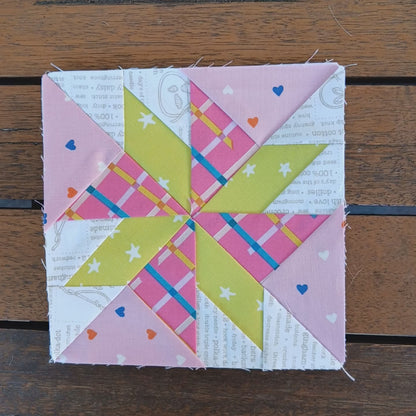 Pinwheel Star Foundation Paper Piecing (FPP) Pattern