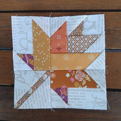 Autumn Leaf Foundation Paper Piecing (FPP) Pattern