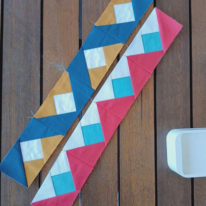 Flying Geese V1 Quilt Border Foundation Paper Piecing (FPP) Pattern